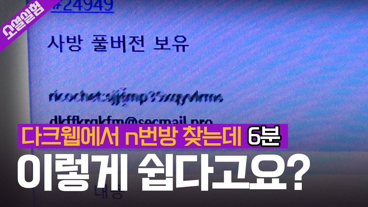 영상]다크웹에서 퍼지는 N번방 영상물, 구하기 이렇게 쉽다고요? | 서울경제