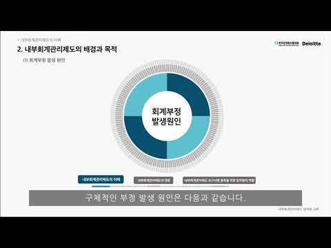 기업 내부회계관리제도 교육영상_ 임직원용