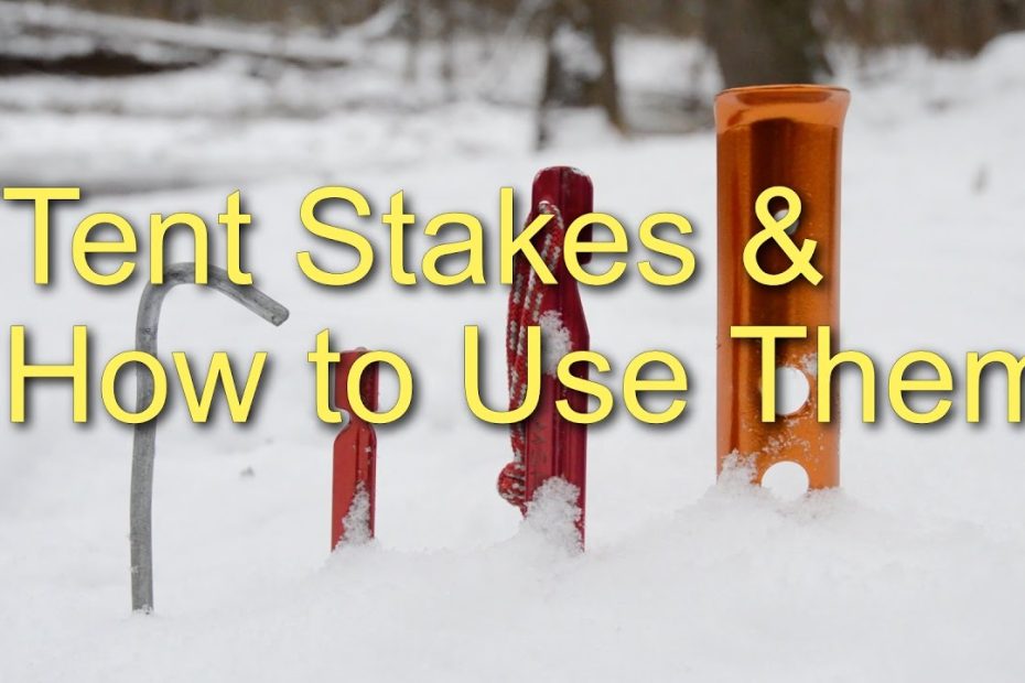 Tent Stakes & How To Use Them - Youtube