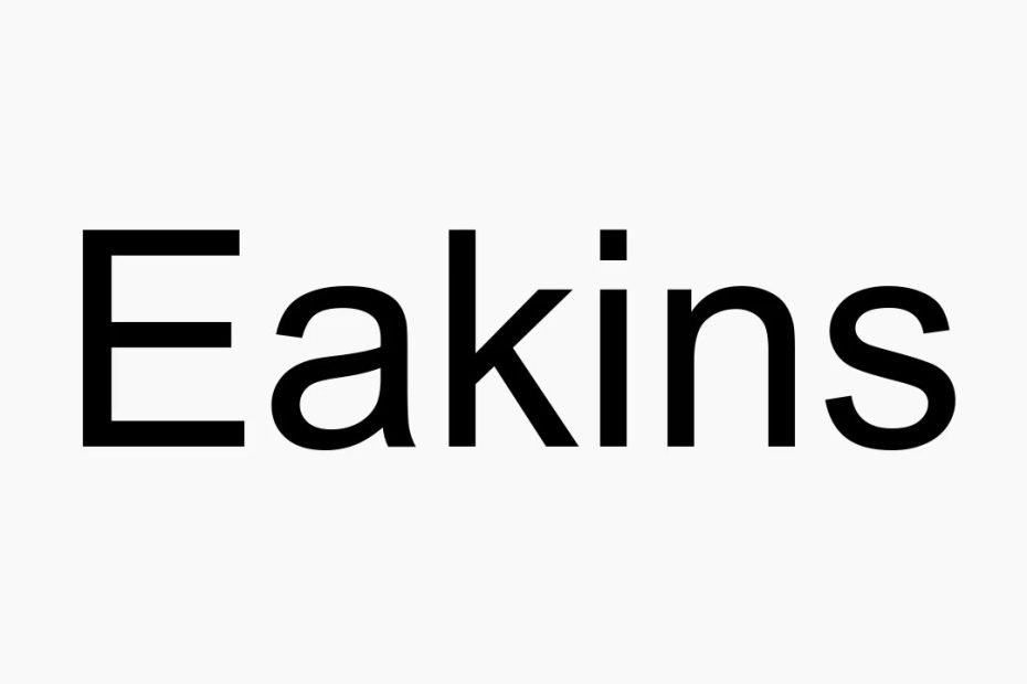 How To Pronounce Eakins - Youtube