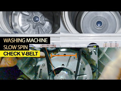 Fix Samsung washing machine spin slow not spin or squealing noise but motor fine