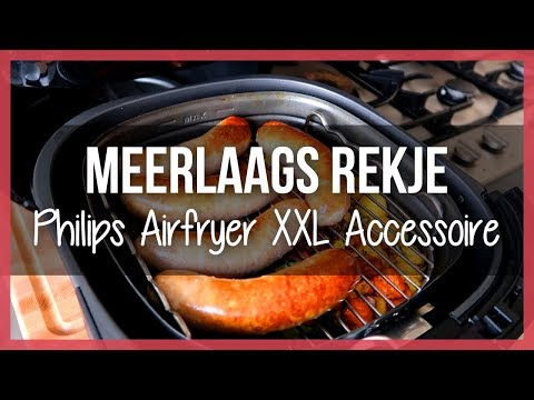 Meerlaags grillrekje - Hollandse maaltijd in Airfryer - Philips Airfryer XXL Accessoire HD9950/00